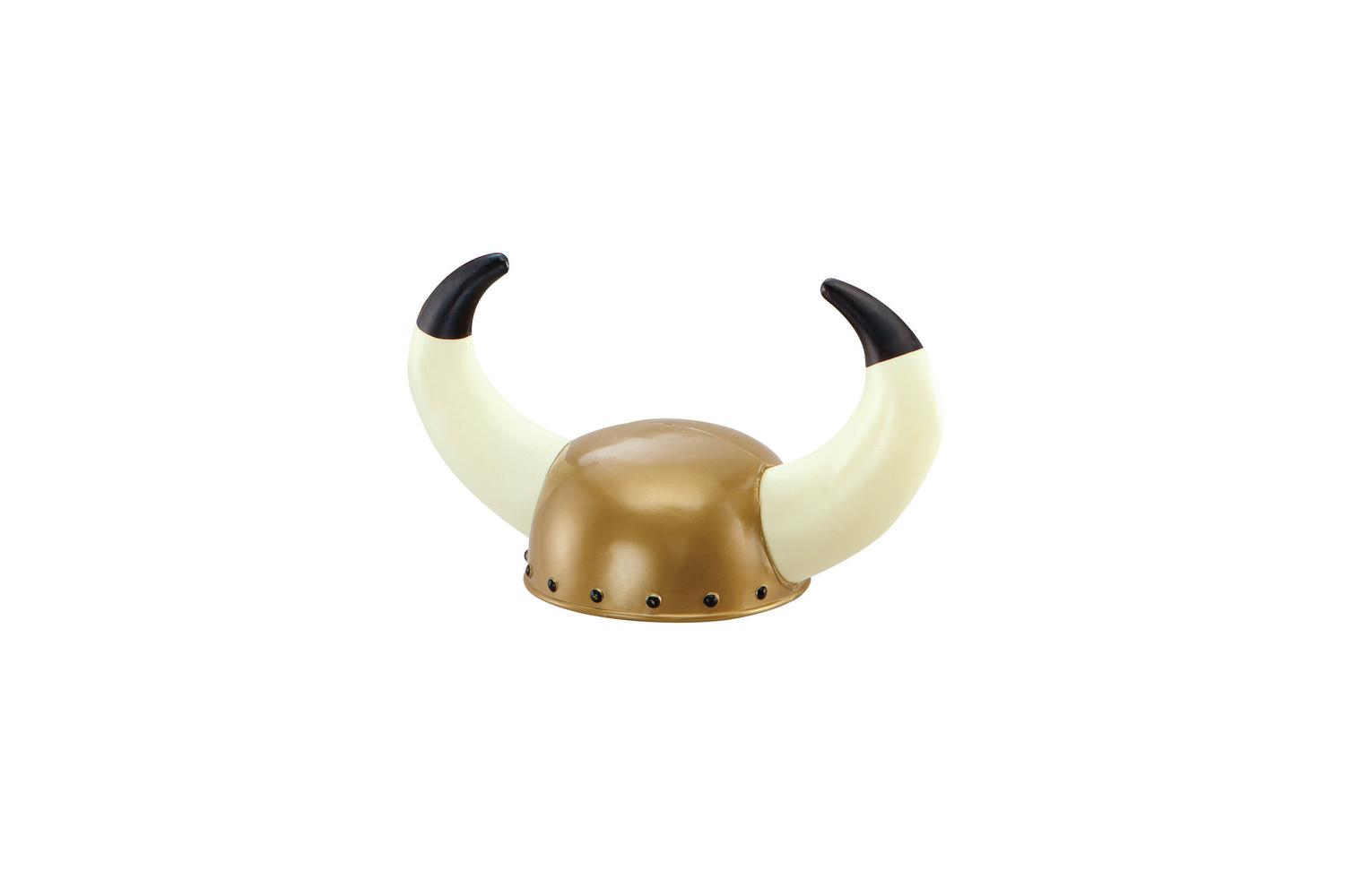 Rubies | Rb-bh096 | Viking Helmet. Plastic/horns