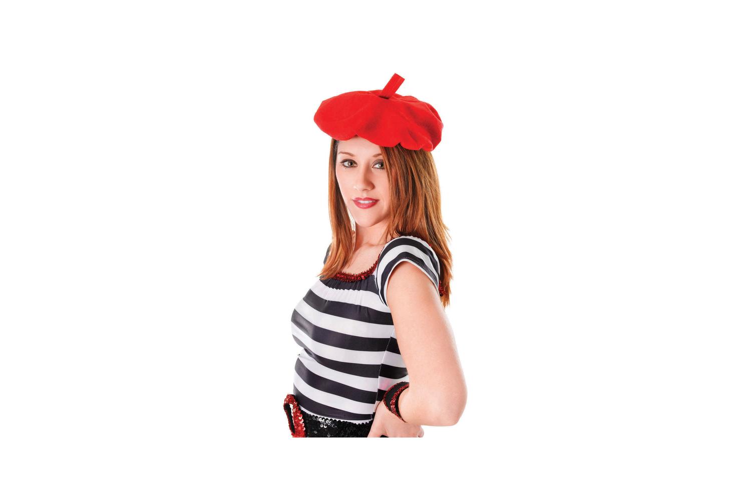 Rubies | Rb-bh111 | Red French Beret