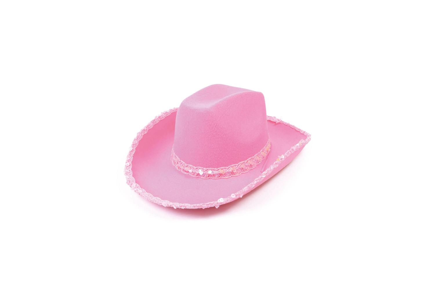 Rubies | Rb-bh205 | Cowboy Pink Felt Hat + Sequins