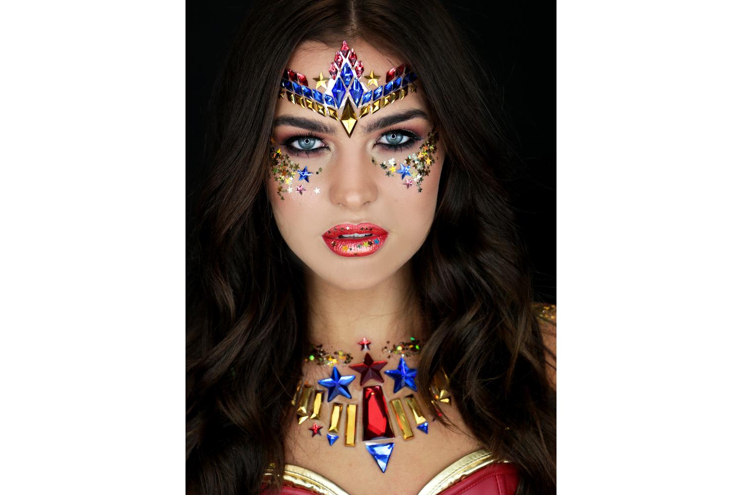 Rubies | Rb-tgs-h18-09-ns | Wonder Woman Body Jewel Ns