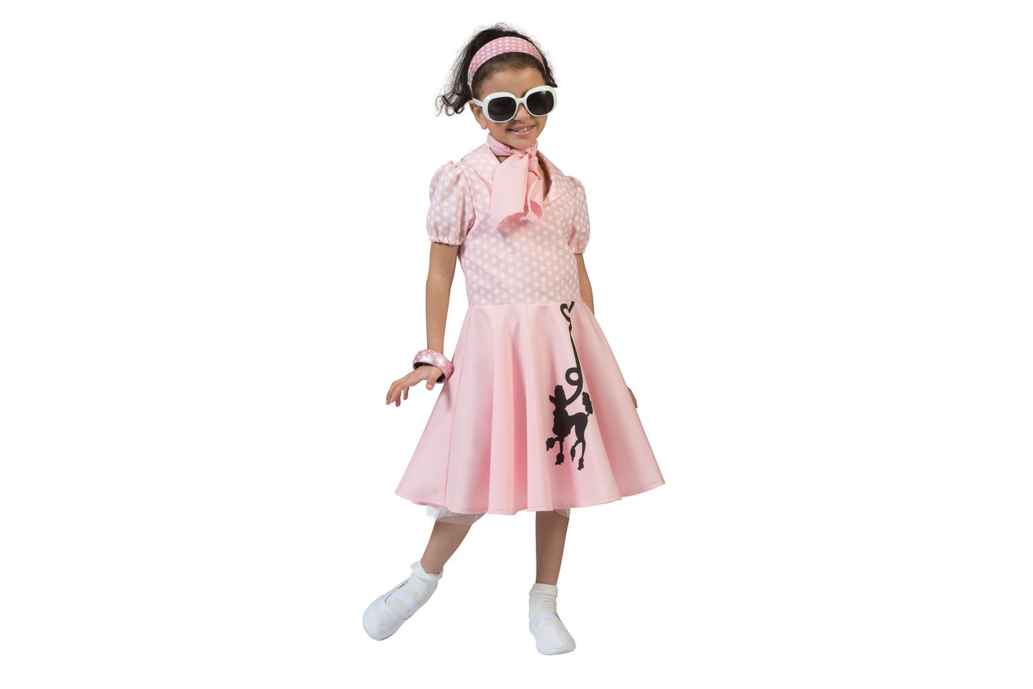 Rubies | Rb-cc510 | Poodle Dress Pink 110-122cm Girls Childrens Costume