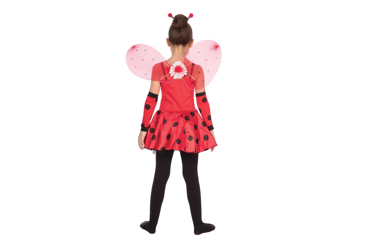 Rubies | Rb-cc671 | Ladybug 110-122cm Girls Childrens Costume