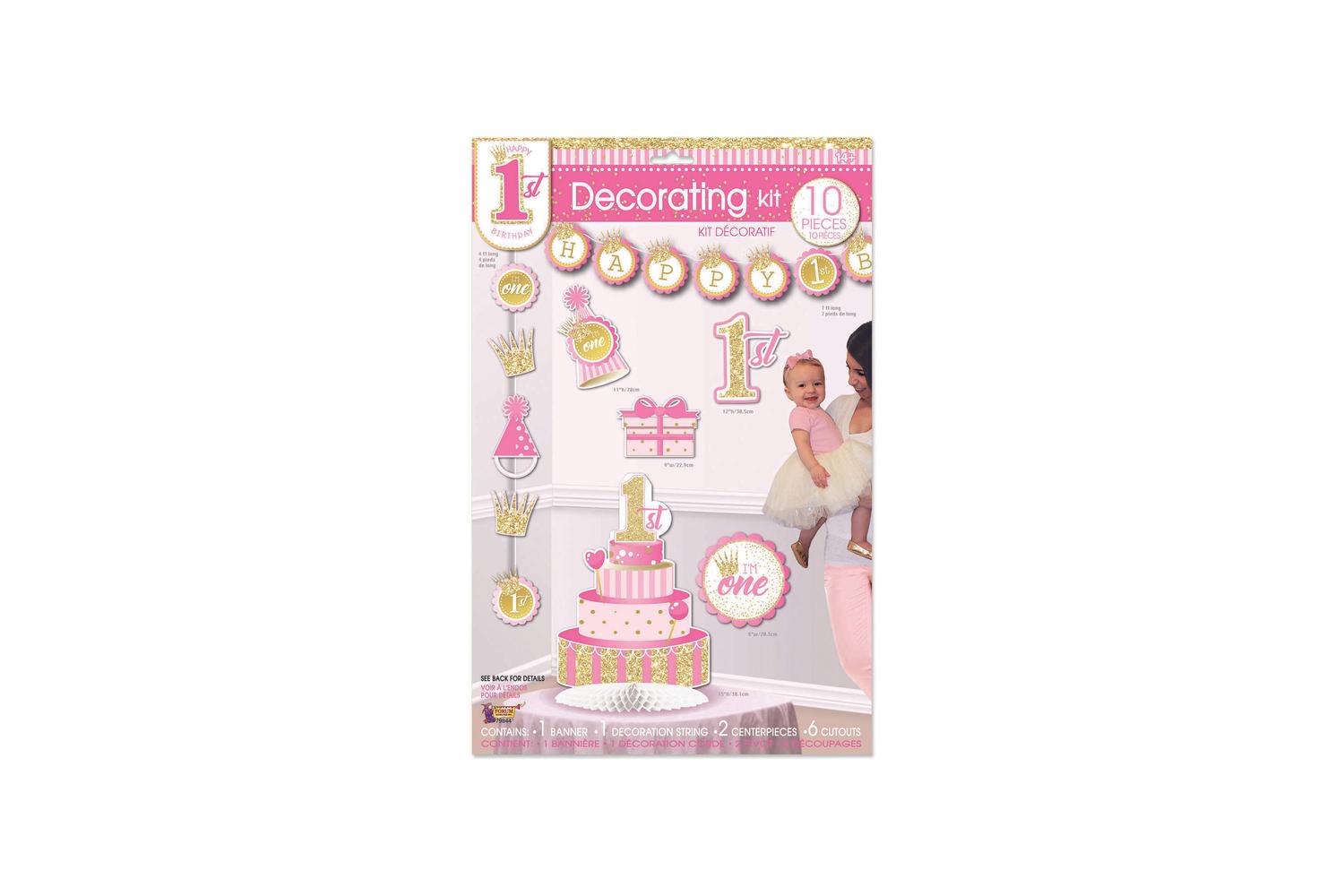 Rubies | Rb-x79844 | Birthday (1st) Girl Decor Kit