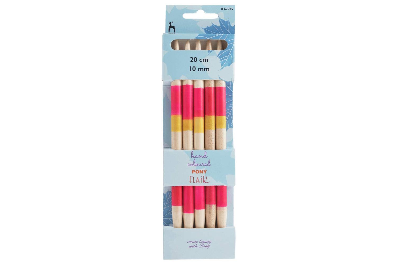 Pony Gro-p67935 - Knitting Pins Double-ended Set Of Five Fla