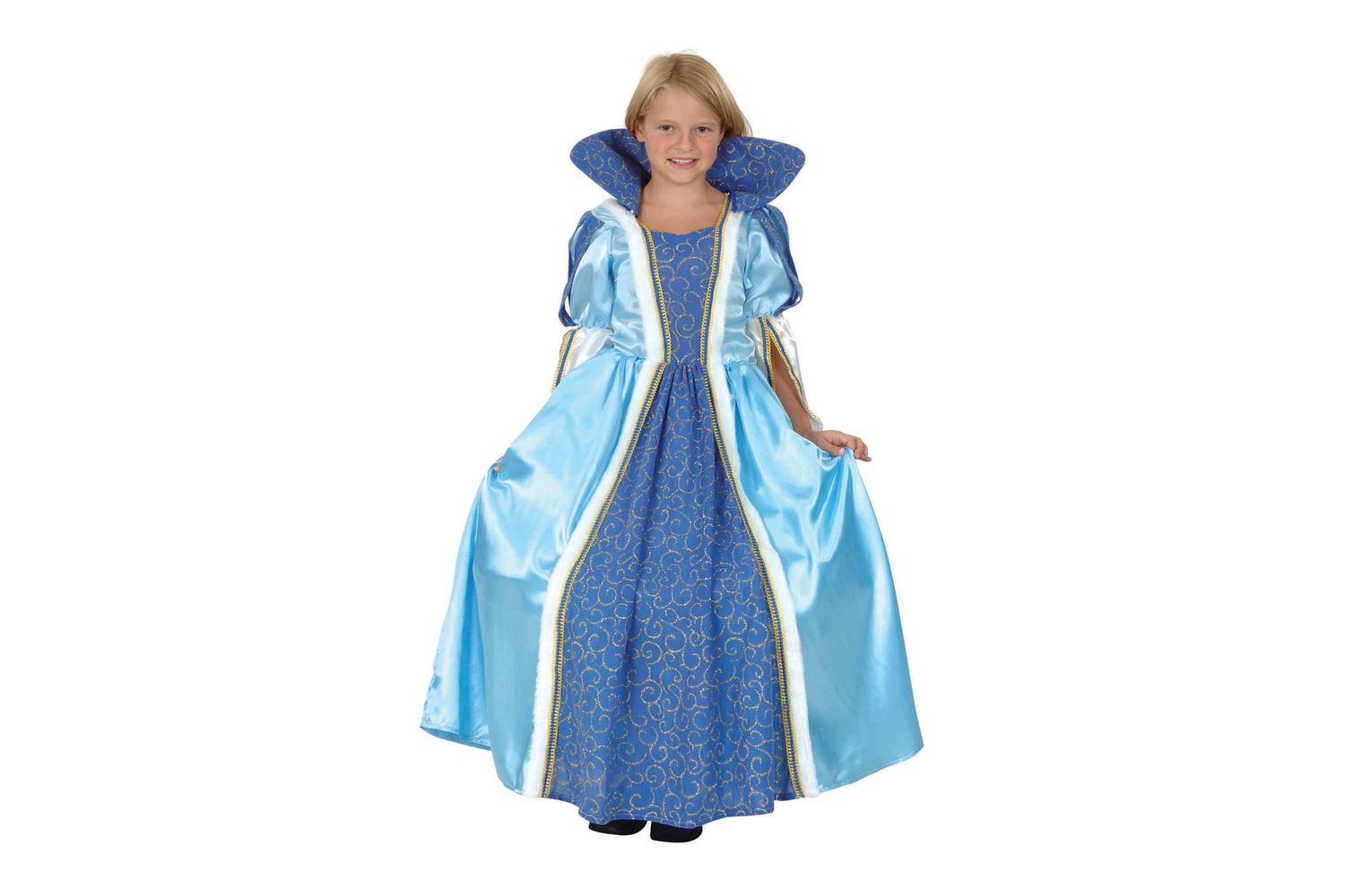 Rubies | Rb-cc755 | Blue Princess 122-134cm Girls Childrens Costume