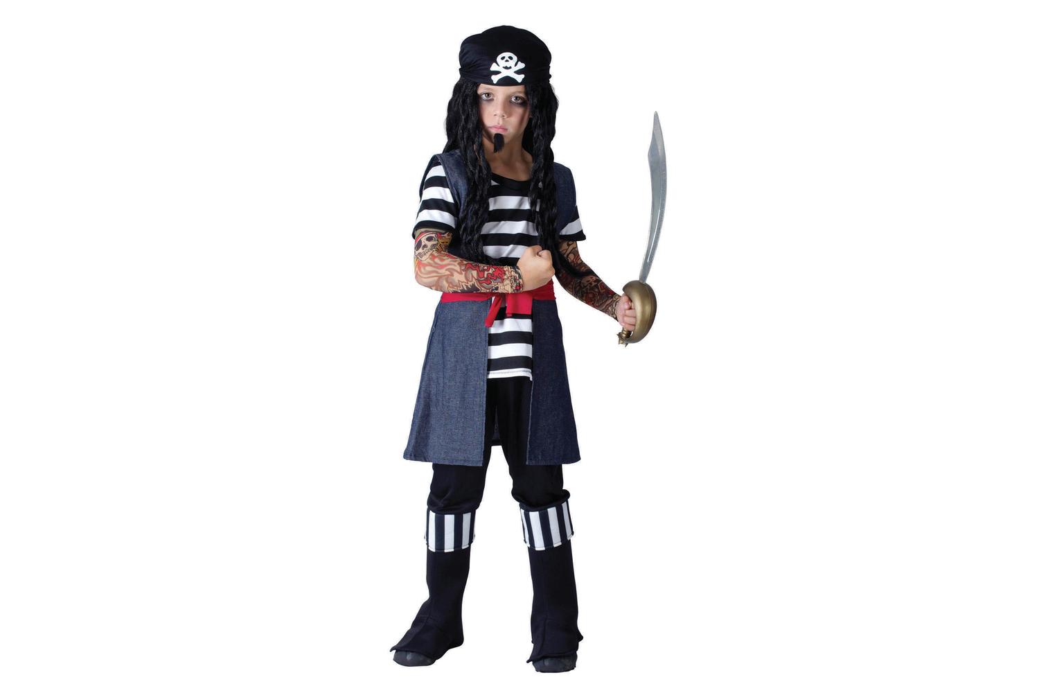 Rubies | Rb-cc773 | Tattoo Pirate Boy 110-122cm Boys Childrens Costume