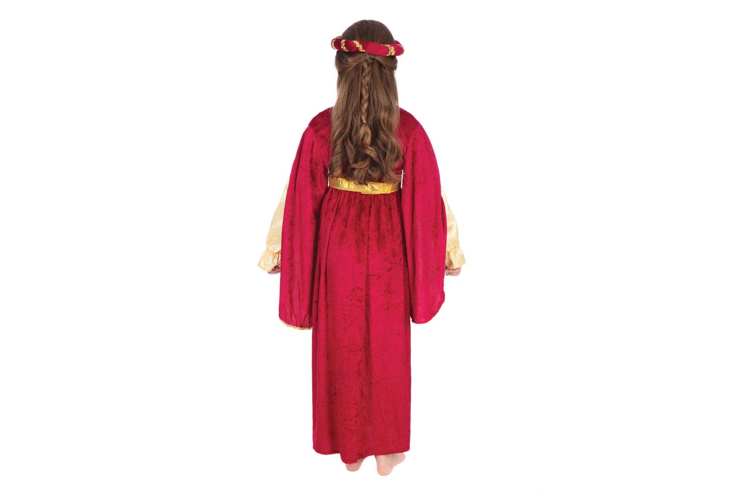 Rubies | Rb-cc840 | Regal Princess Red 134-146cm Girls Childrens Costume
