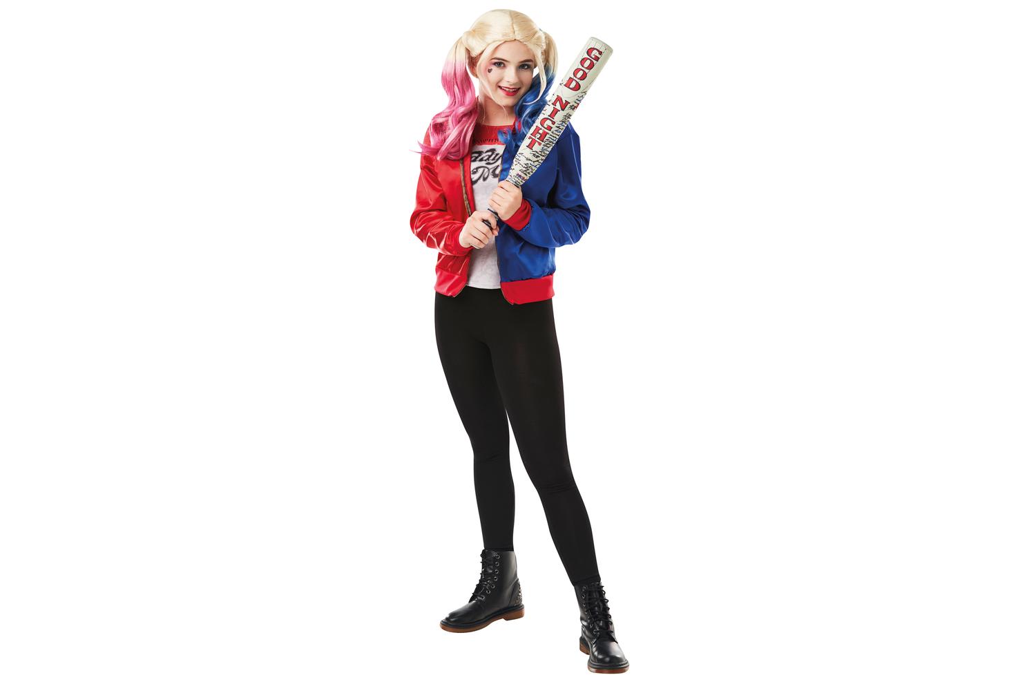 Rubies | Rb-r680009tn | Harley Quinn Kit- Jacket With Shirt Teen