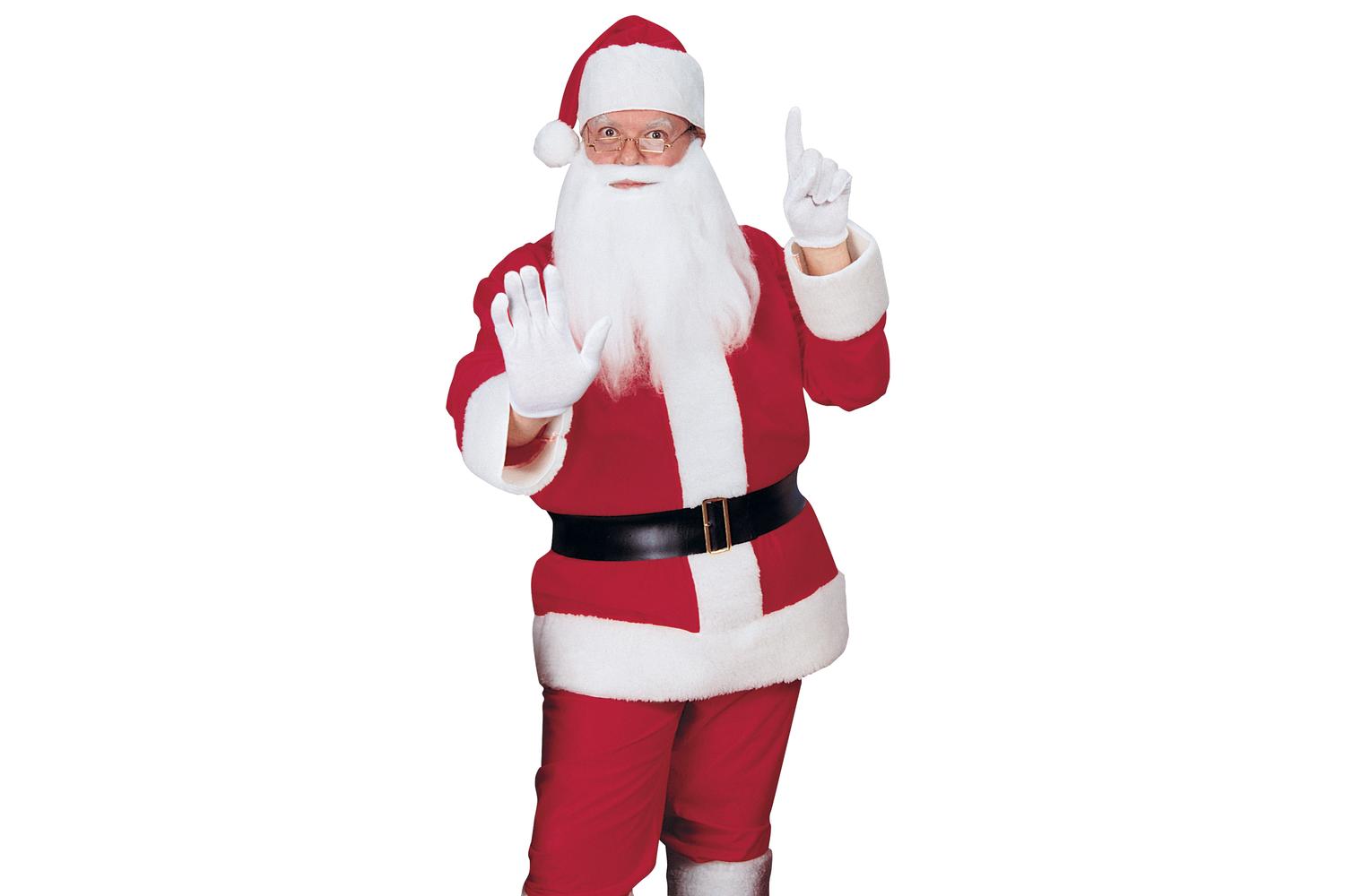 Rubies | Rb-2365-ns | Flannel Santa Suit--fur T Ns