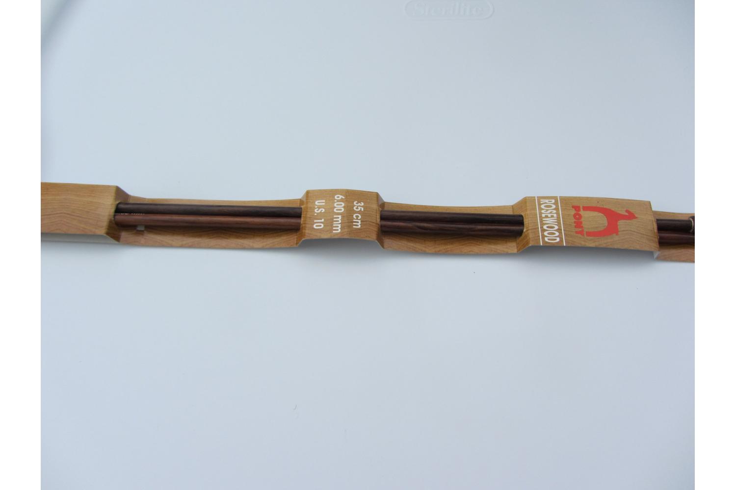 Pony Gro-p33813 - Rwood 35cmx600mm - Knitting Pins Single-en