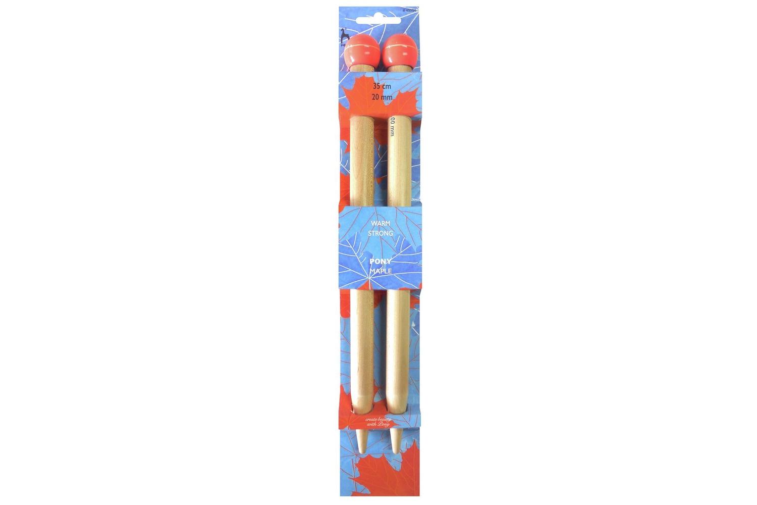 Pony Gro-p45324 - Maple Kp 35cmx2000 - Knitting Pins Single-