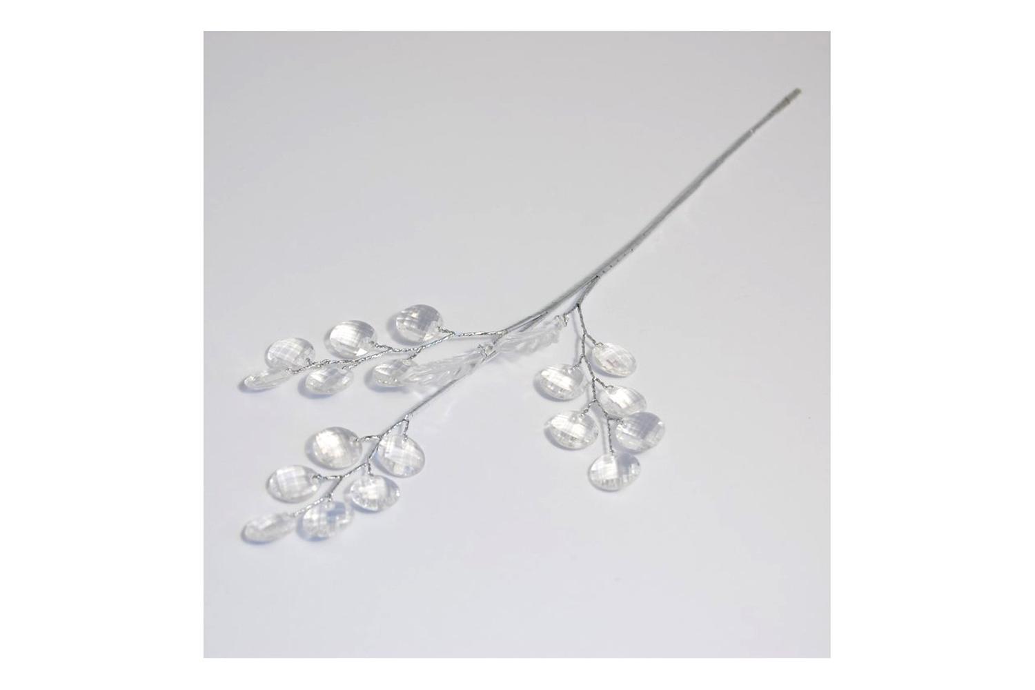 Occasions Gro-b1992cl\sl - Pick Crystal With Leaf 3 Stem 12c