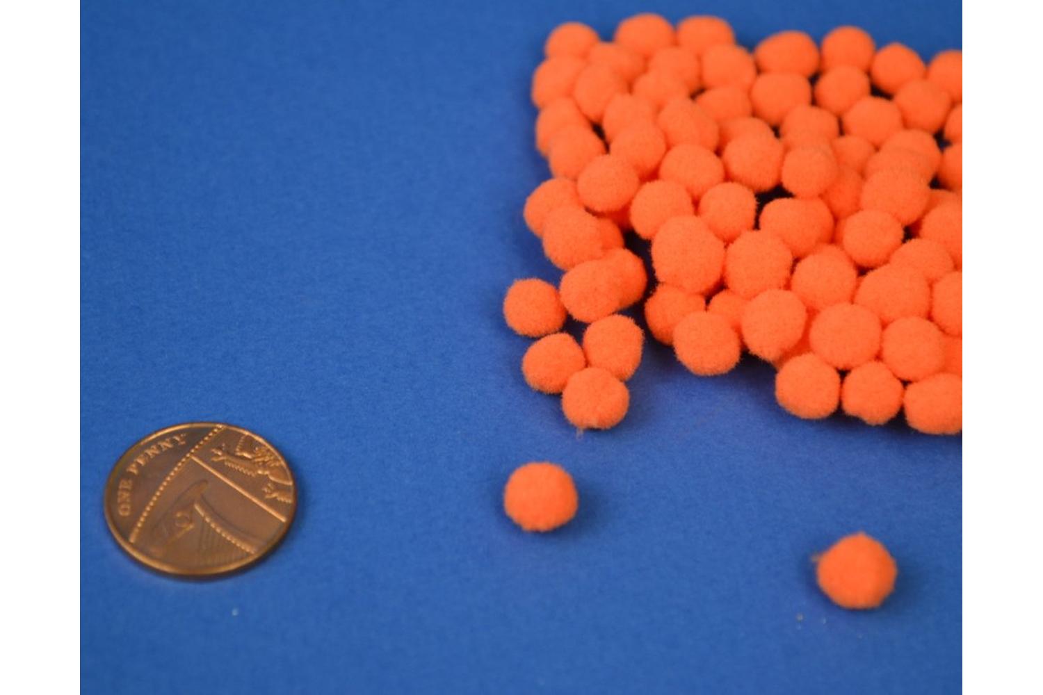 Trimits Gro-pp1\o - Pom-poms 14in Pk100 - Pom Poms 07cm Oran
