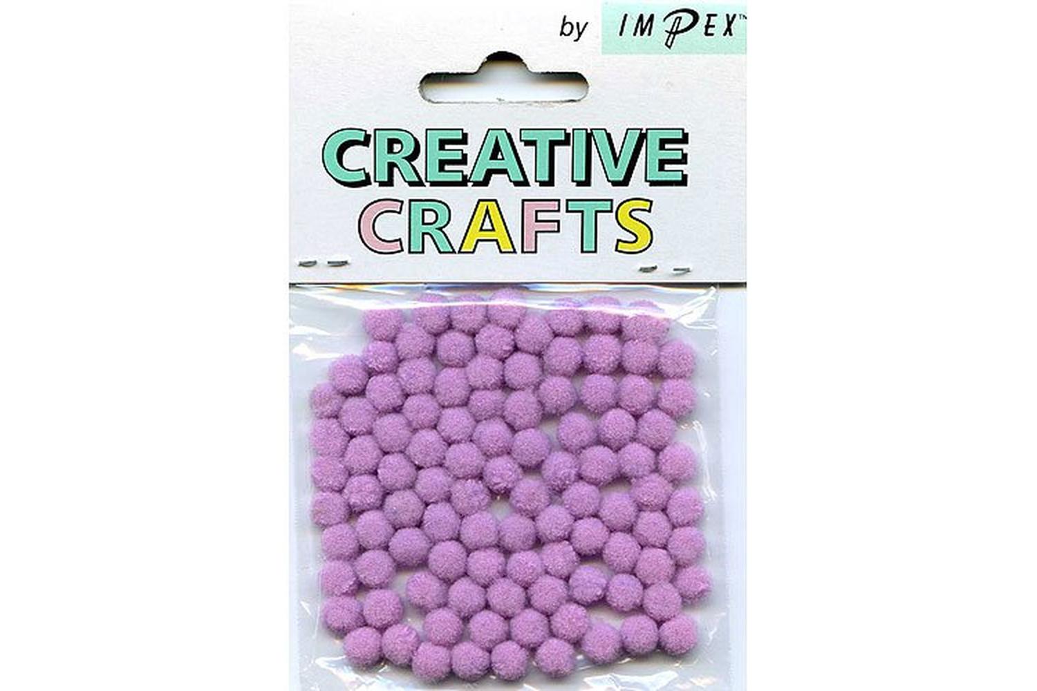 Trimits Gro-pp1l - Pom-poms 14in Pk100 - Pom Poms 07cm Laven