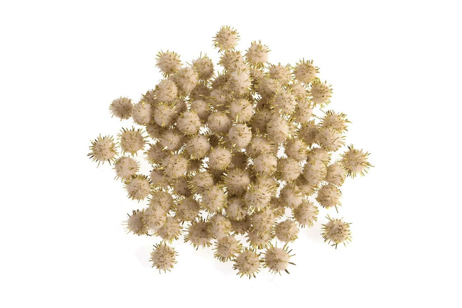 Trimits Gro-pp95 - Pom-poms 14in Pk100 - Pom Poms 07cm Metal