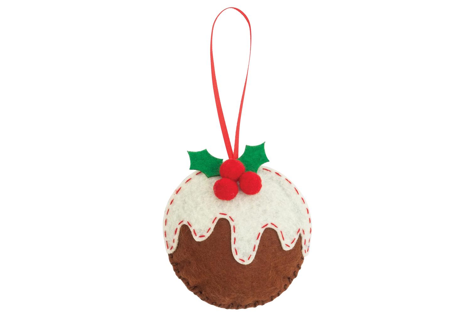 Trimits Gro-gck025 - Felt Kit Xmas Pud - Felt Decoration Kit