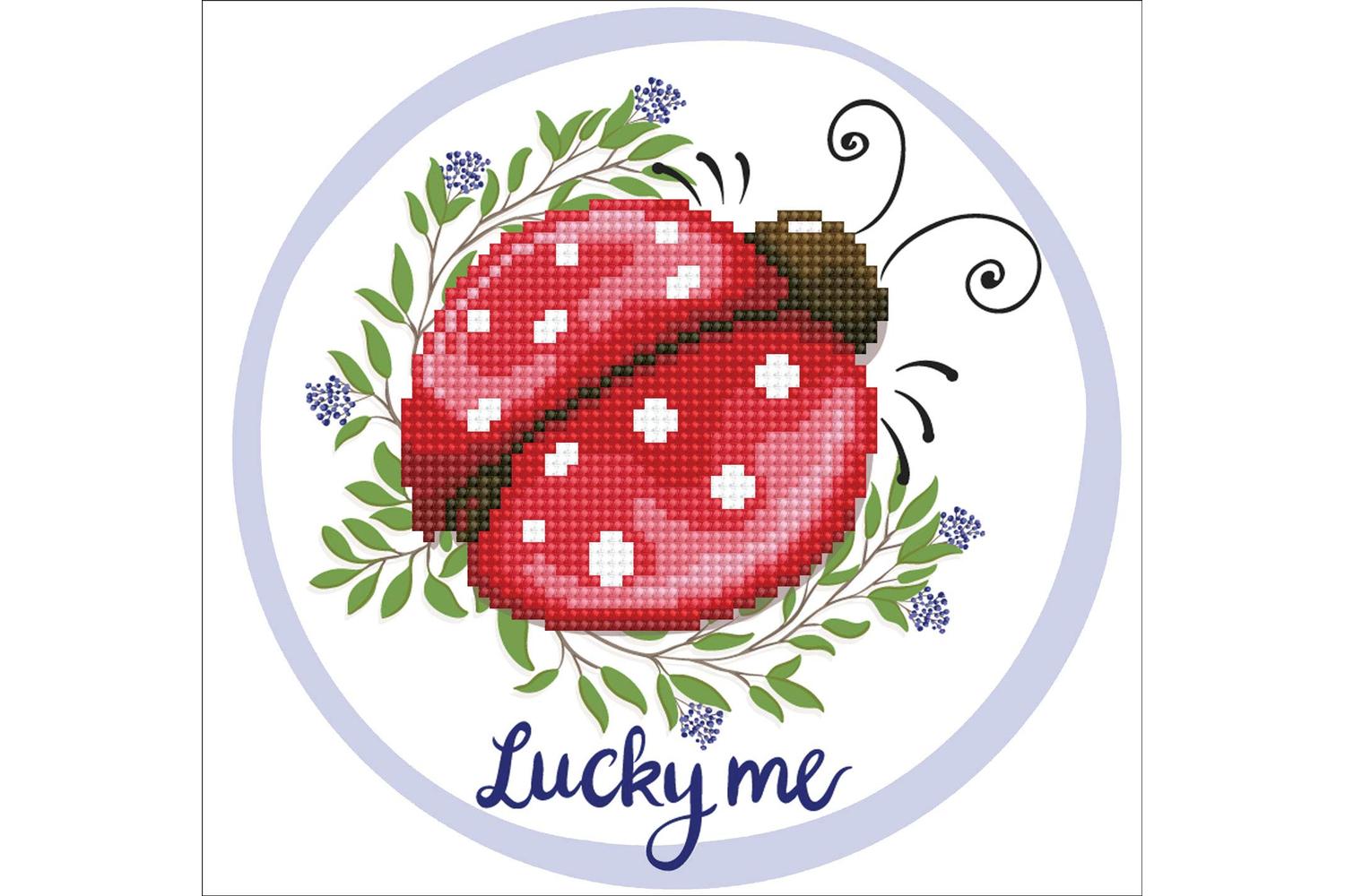 Diamond Dotz Gro-dd3.019 - Lucky Me - Diamond Painting Kit L