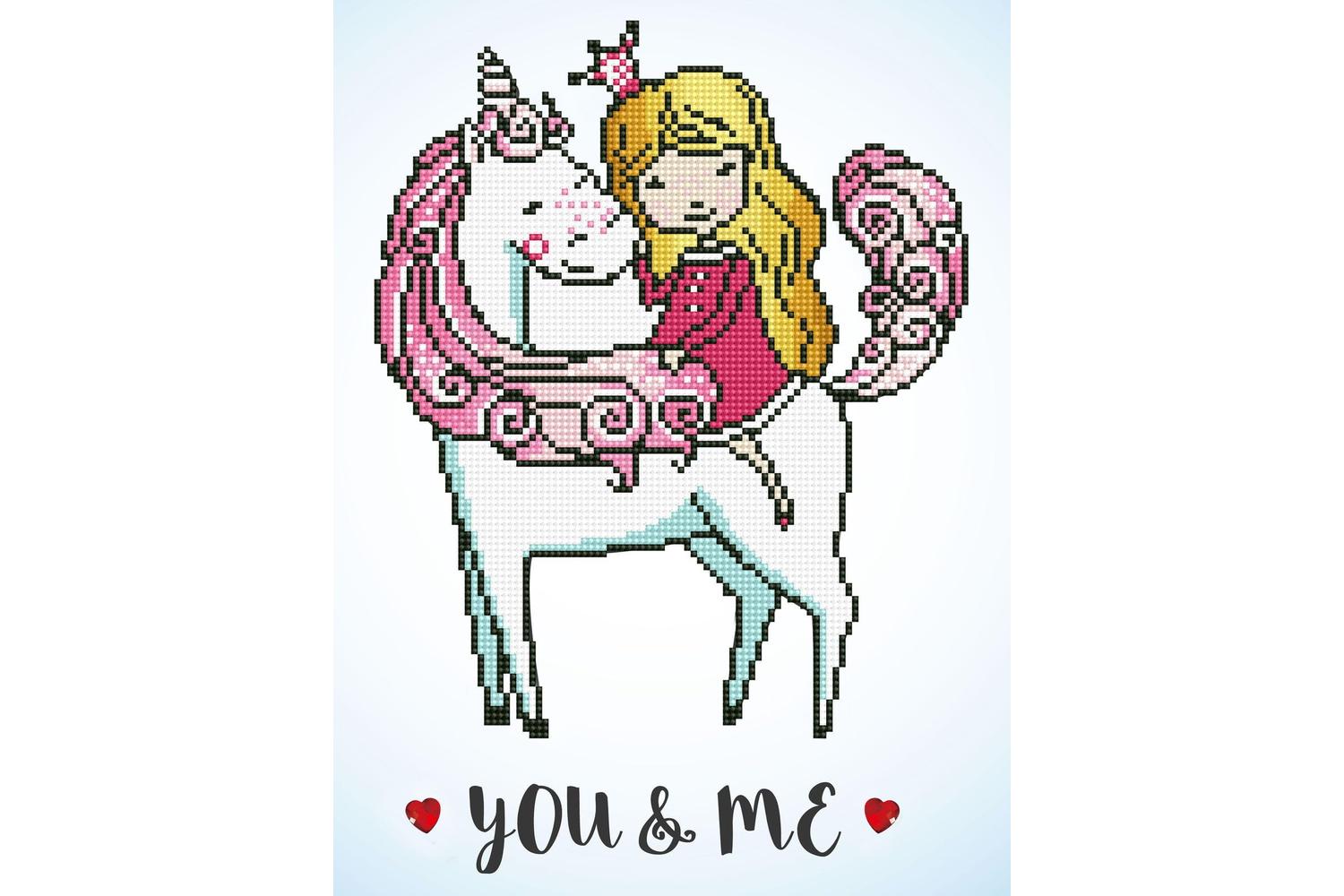 Diamond Dotz Gro-dd6.004 - You Me - Diamond Painting Kit You