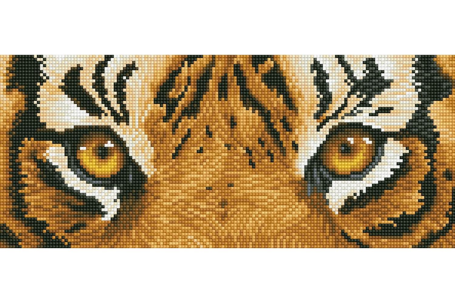 Diamond Dotz Gro-dd5.041 - Tiger Spy - Diamond Painting Kit 