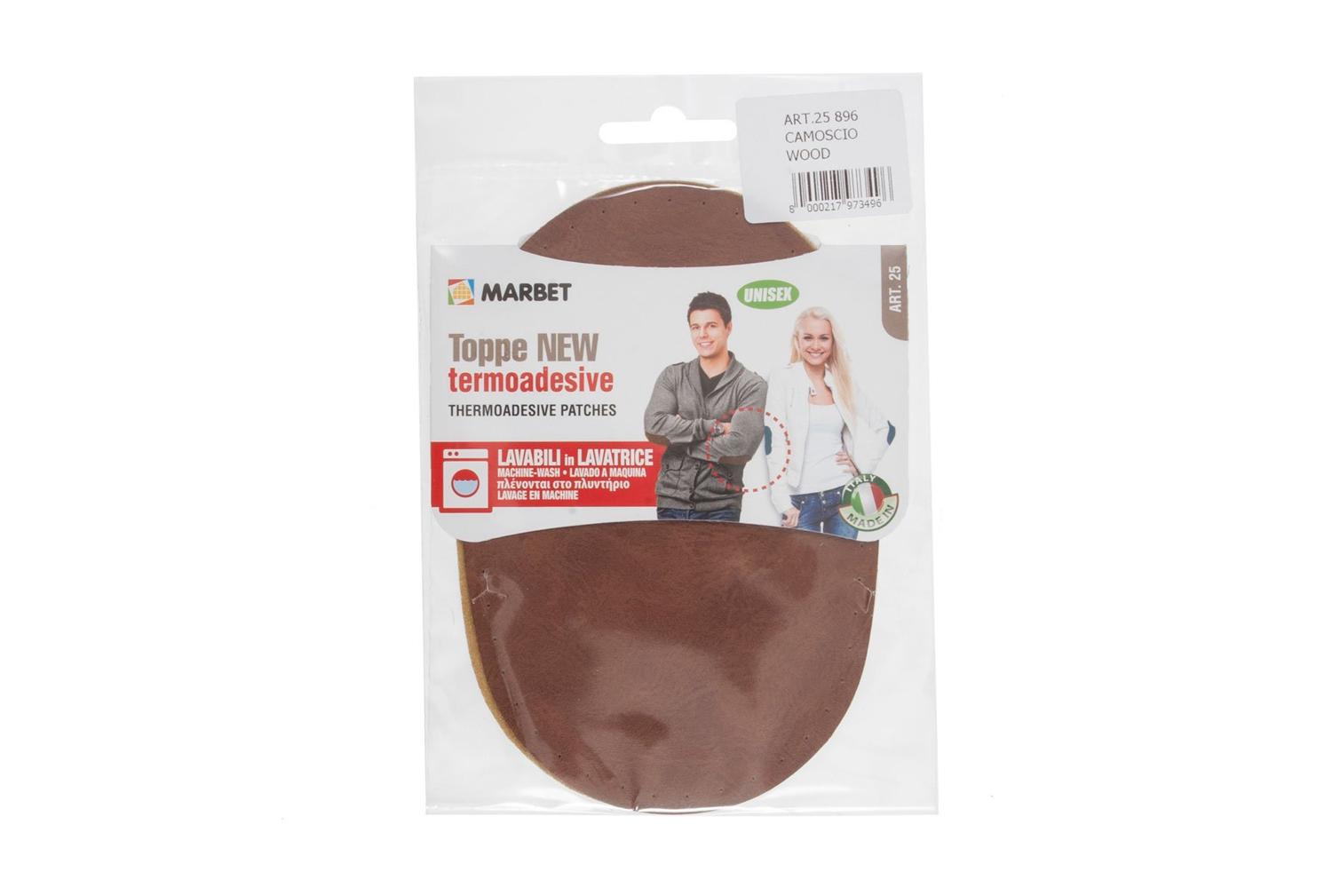 Marbet Gro-mb25.896 - Patches Iron-on Chamois-effect 15 X 10