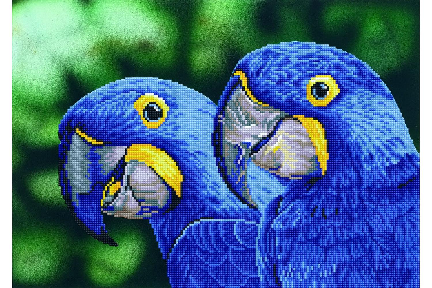 Diamond Dotz Gro-dd9.023 - Blue Hyacinth Macaws - Diamond Pa