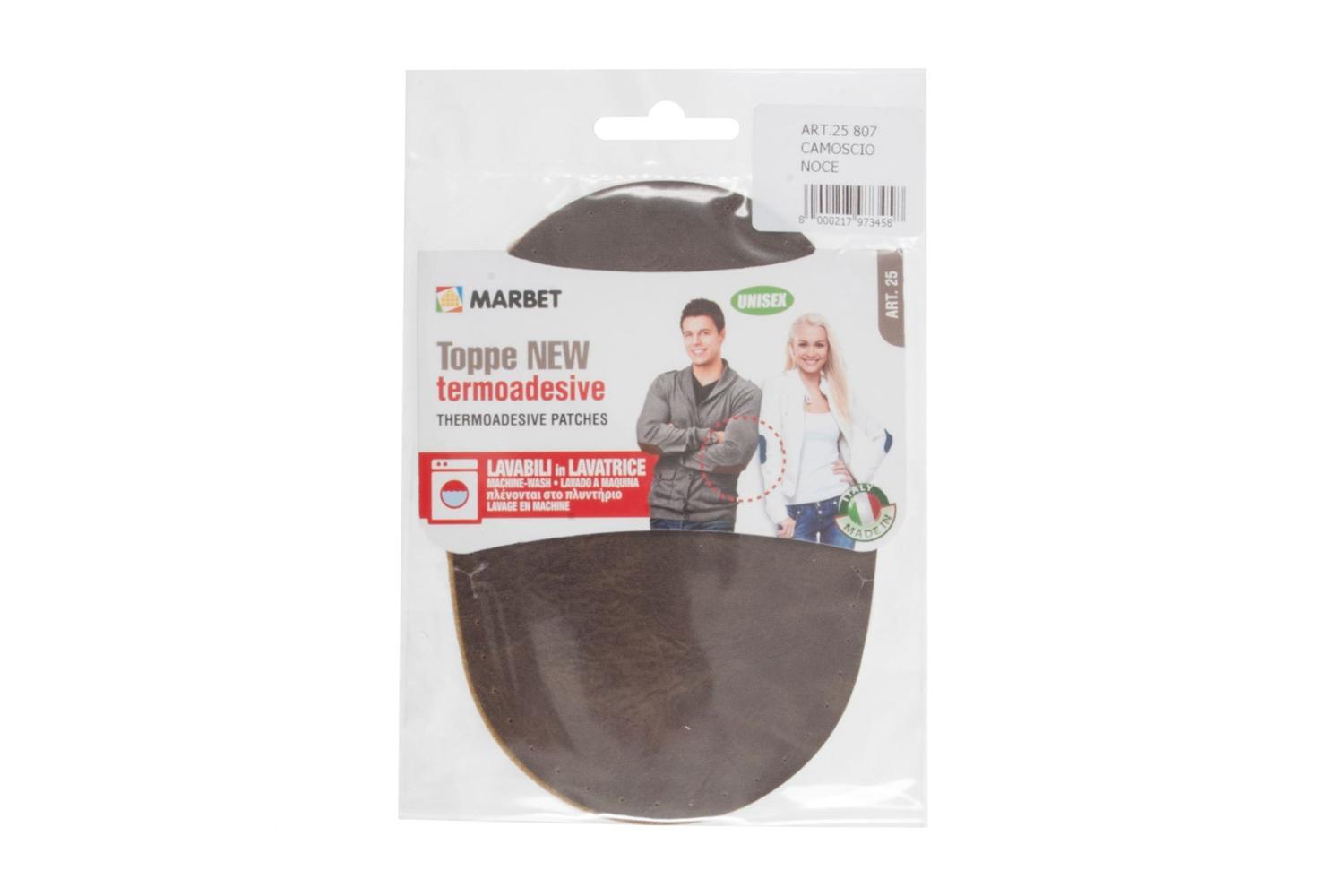 Marbet Gro-mb25.807 - Patches Iron-on Chamois-effect 15 X 10