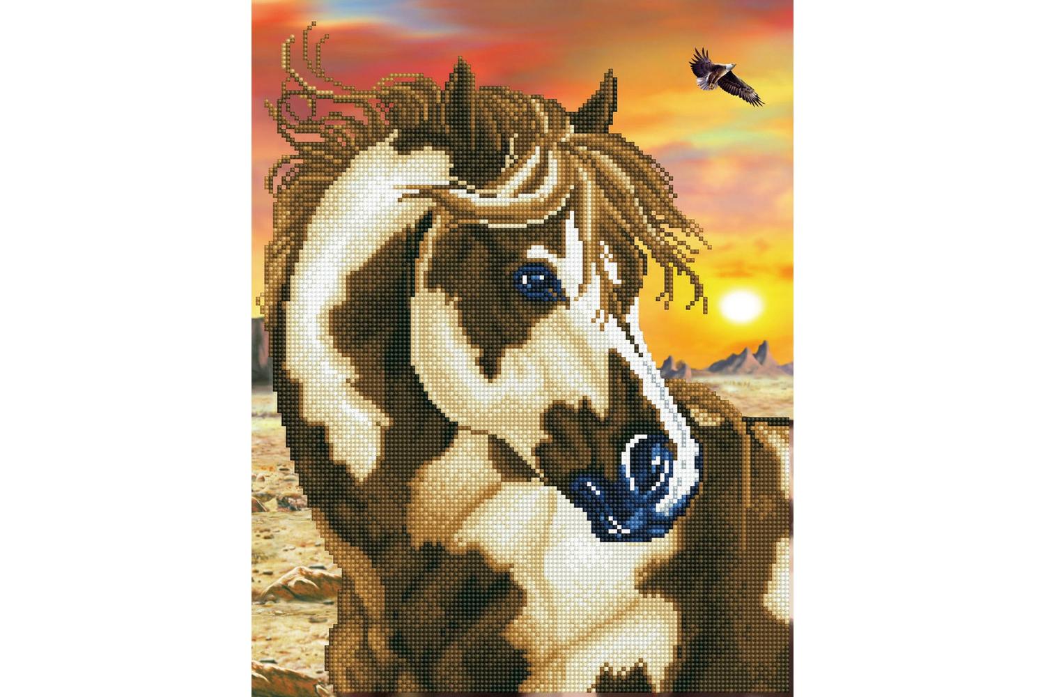 Diamond Dotz Gro-dd9.035 - Wild Free - Diamond Painting Kit 