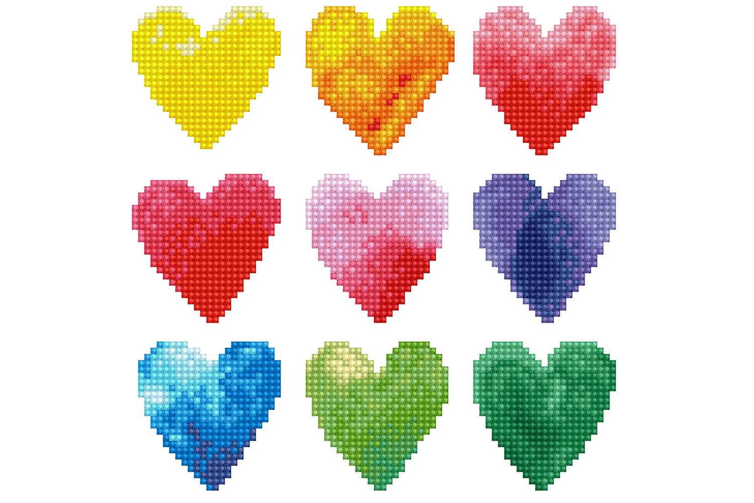 Diamond Dotz Gro-dd3.026 - Love Rainbow - Diamond Painting K