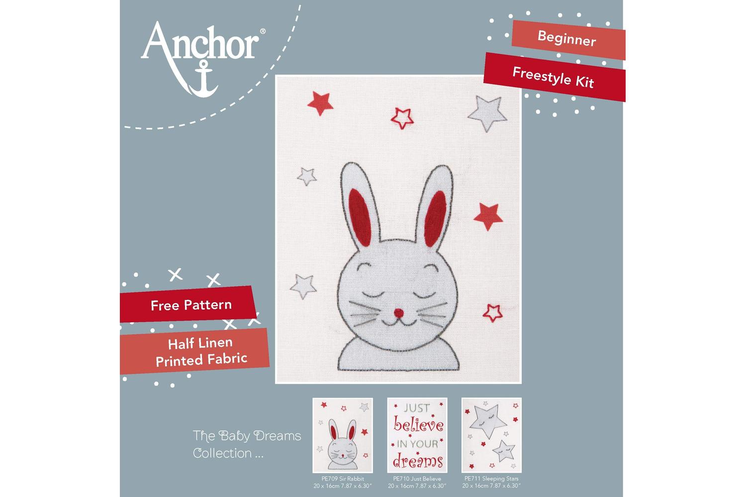 Anchor Gro-pe709 - Bunny - Embroidery Kit Baby Sets Bunny - 