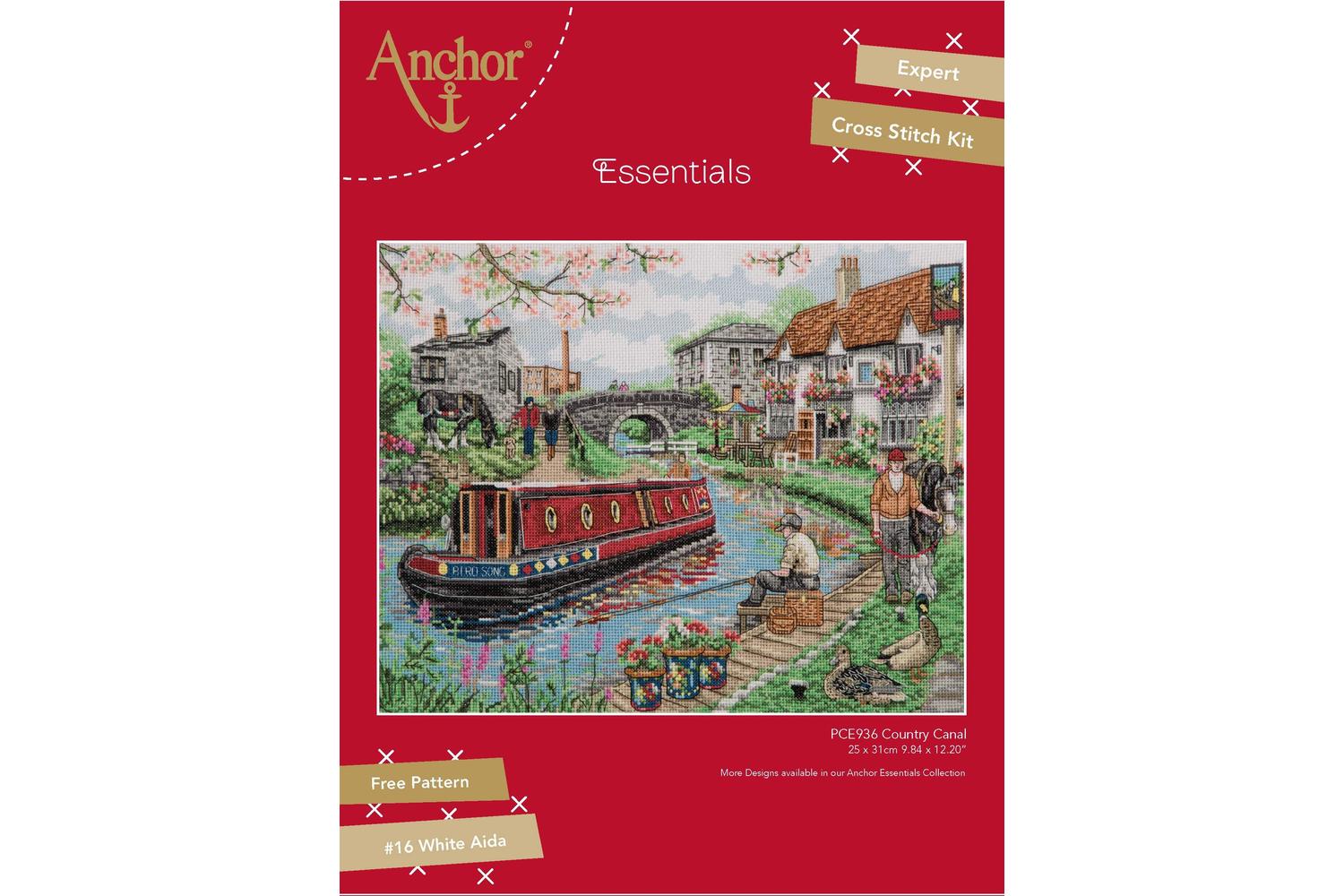 Anchor Gro-pce936 - Country Canal - Counted Cross Stitch Kit