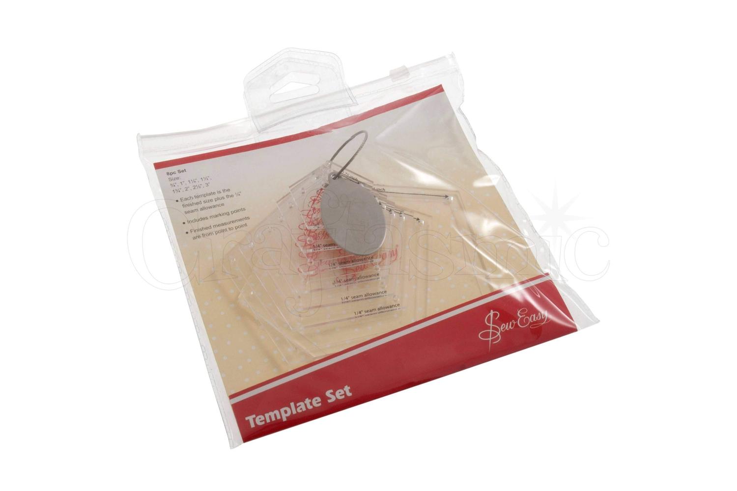 Sew Easy Gro-nl4163 - Template Set Patchwork Mini Pentagons 