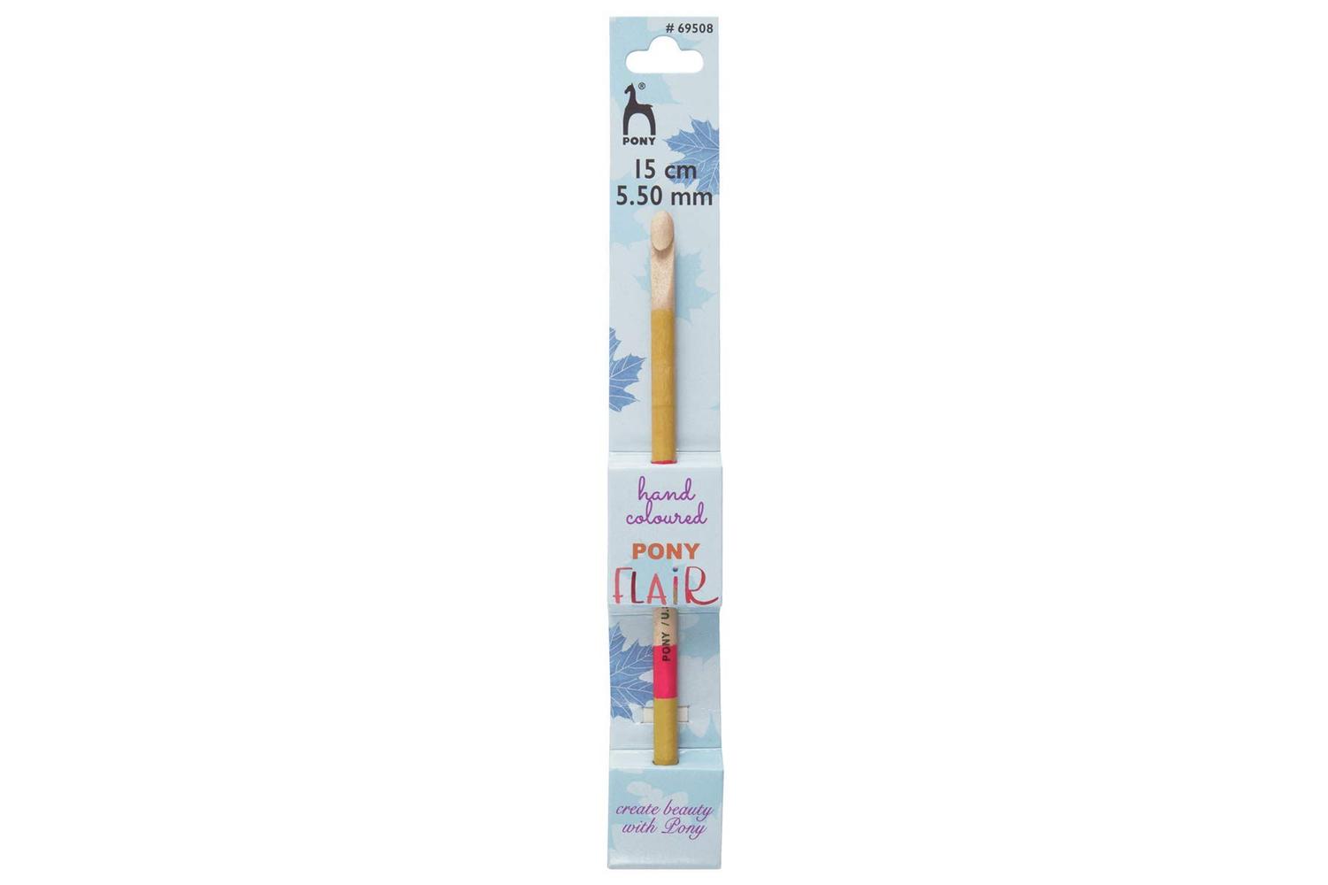 Pony Gro-p69508 - Flr Chk 550mm - Crochet Hook Flair Hand Pa