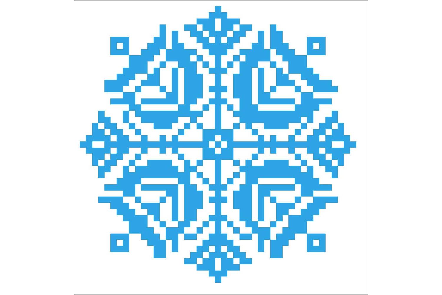 Diamond Dotz Gro-ddp2.031 - Pillow Snowflake - Diamond Paint