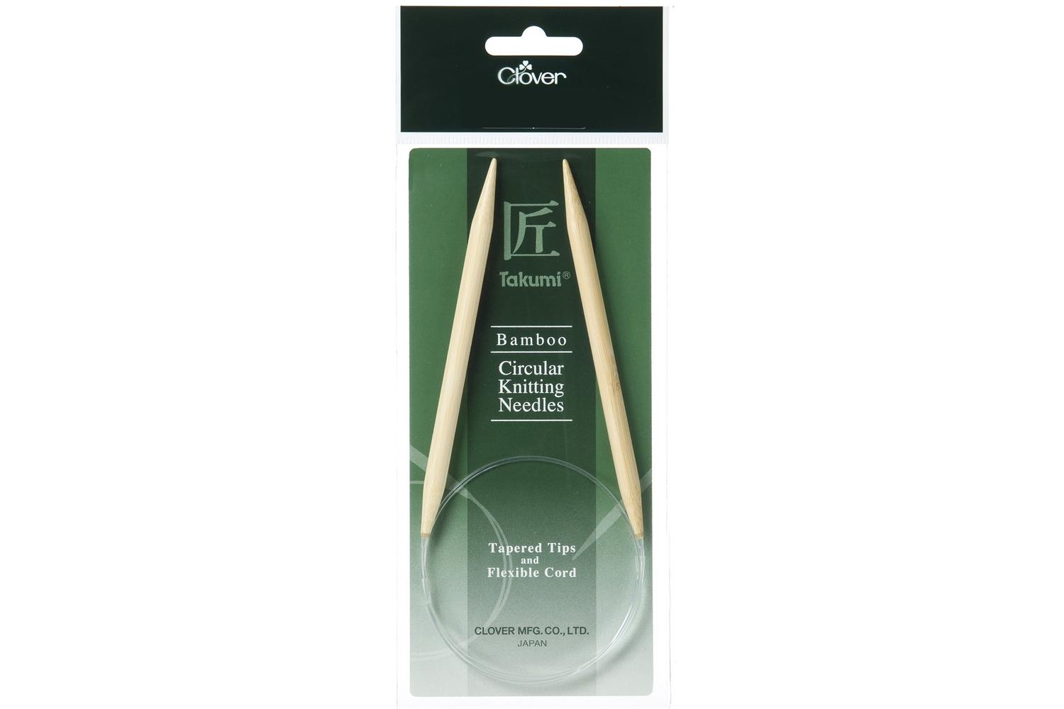 Clover Gro-cl3905 - Knitting Pins Circular Fixed Takumi Bamb