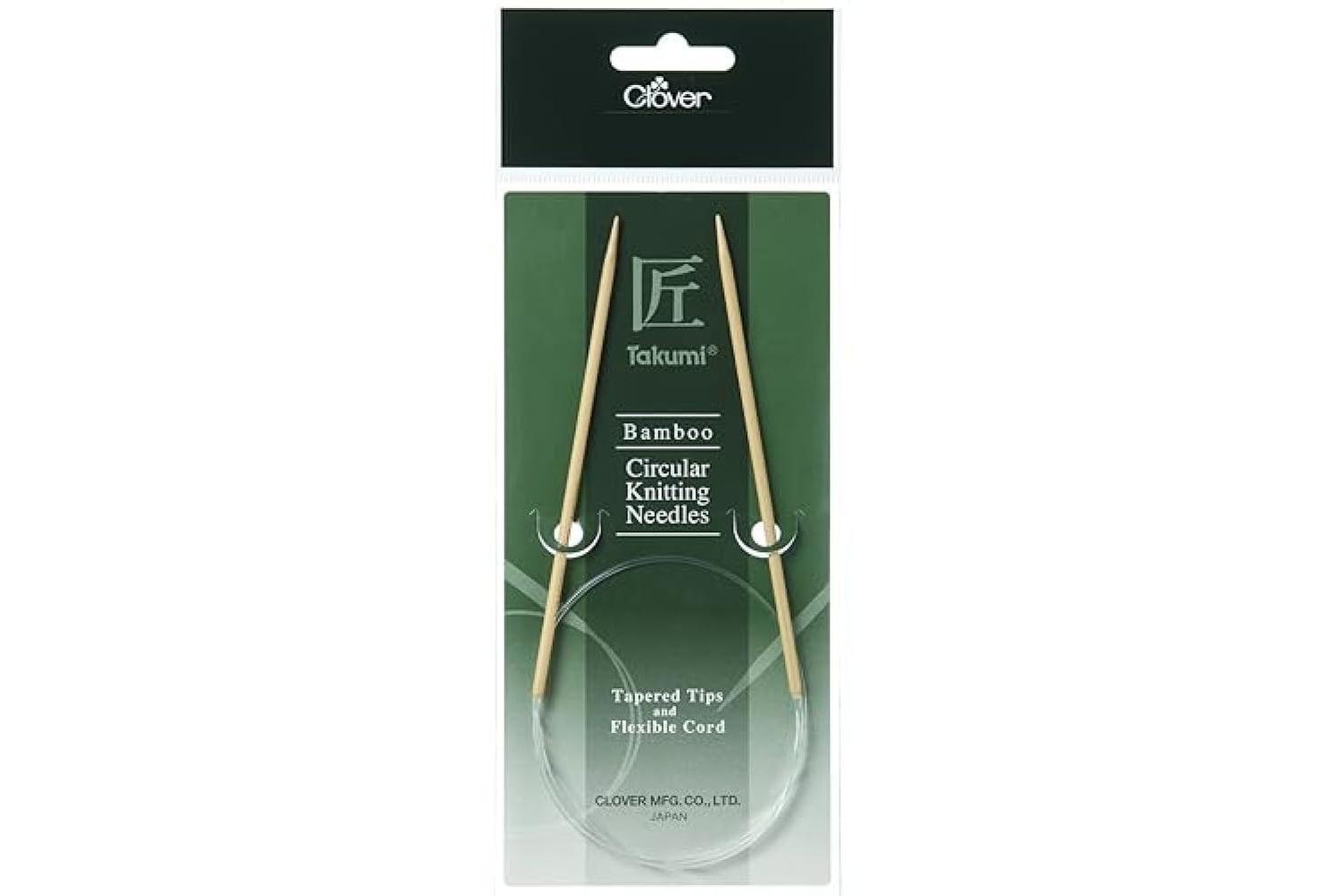 Clover Gro-cl3922 - Knitting Pins Circular Fixed Takumi Bamb