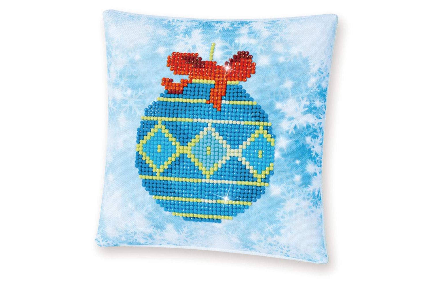Diamond Dotz Gro-ddp2.020 - Pillow Blue Bauble - Diamond Pai