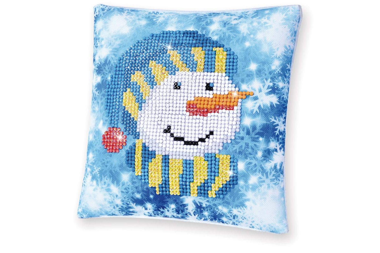 Diamond Dotz Gro-ddp2.034 - Pillow Snowman Cap - Diamond Pai
