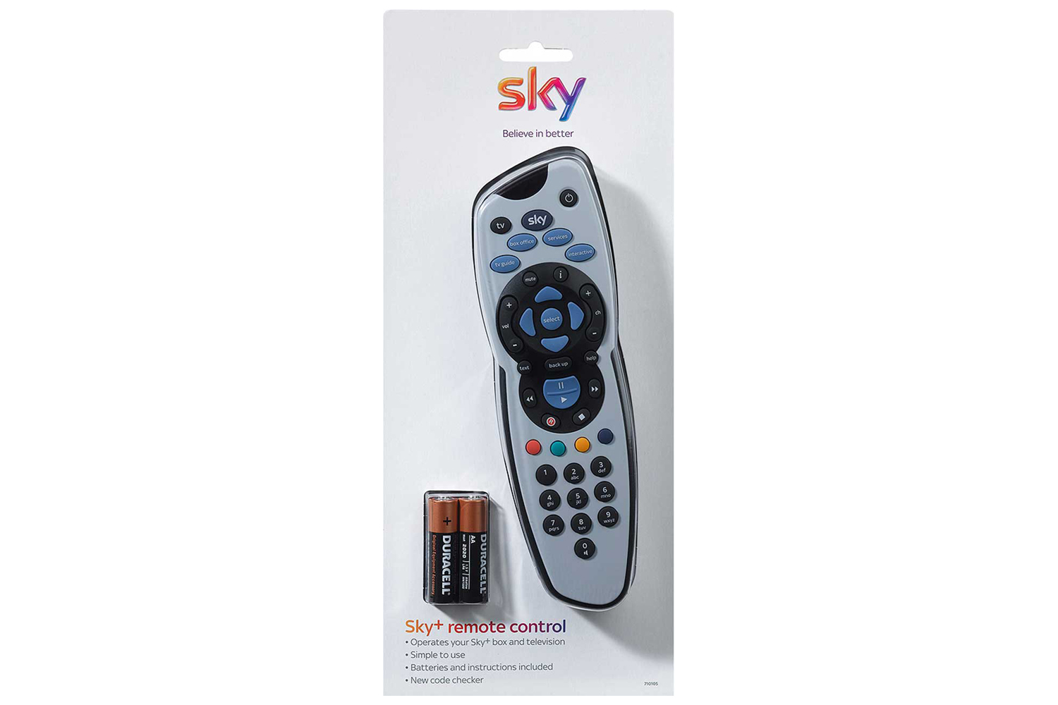 Sky Plus Remote Control SKY111 Ireland