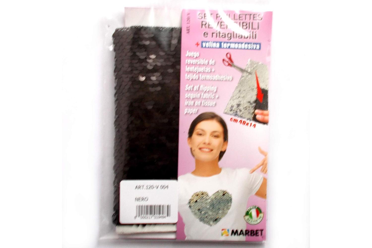 Marbet Gro-mb120v.004 - Fseq Ion Tpap Blk - Flip Sequins Iro