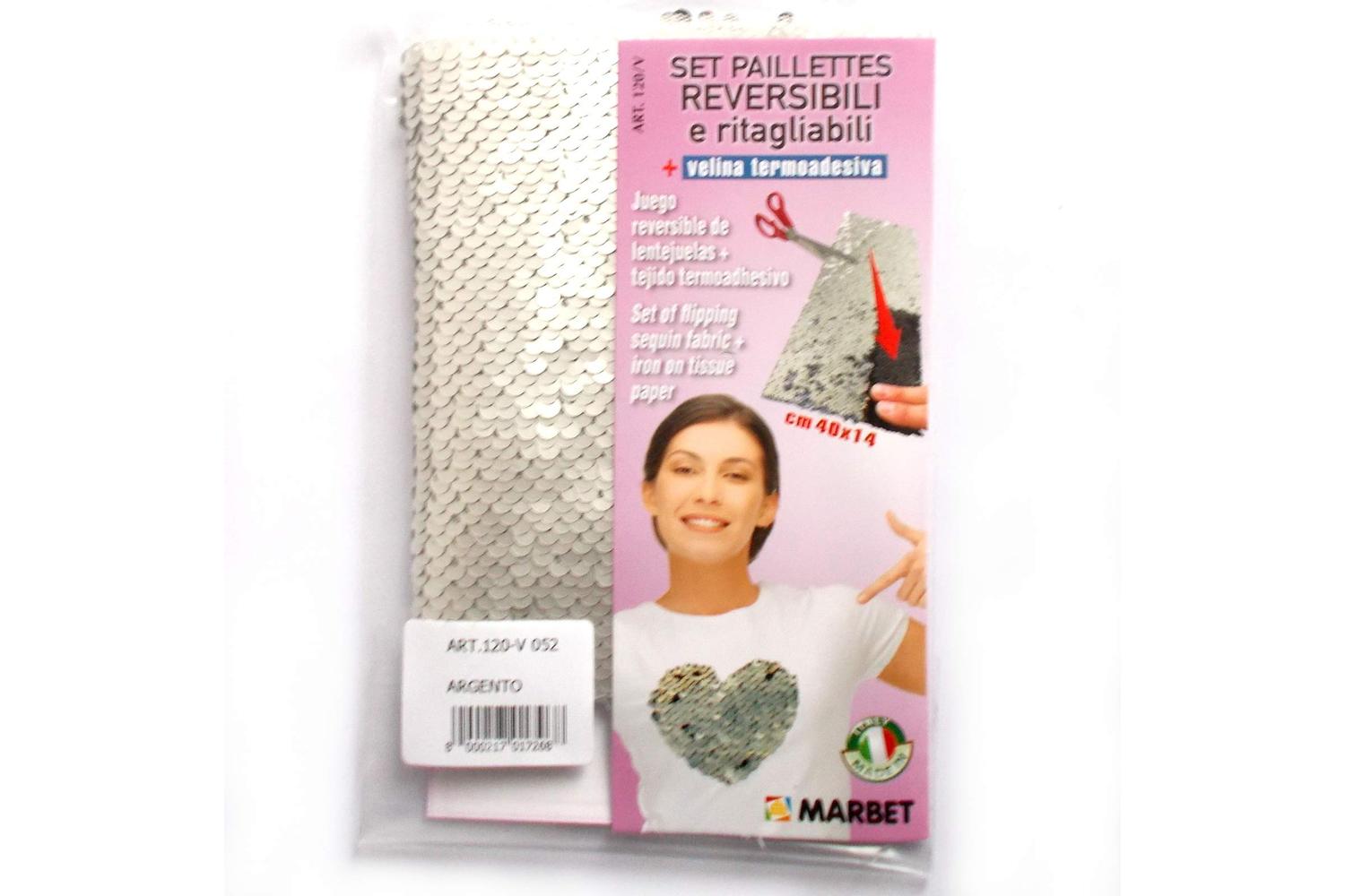 Marbet Gro-mb120v.052 - Fseq Ion Tpap Slv - Flip Sequins Iro