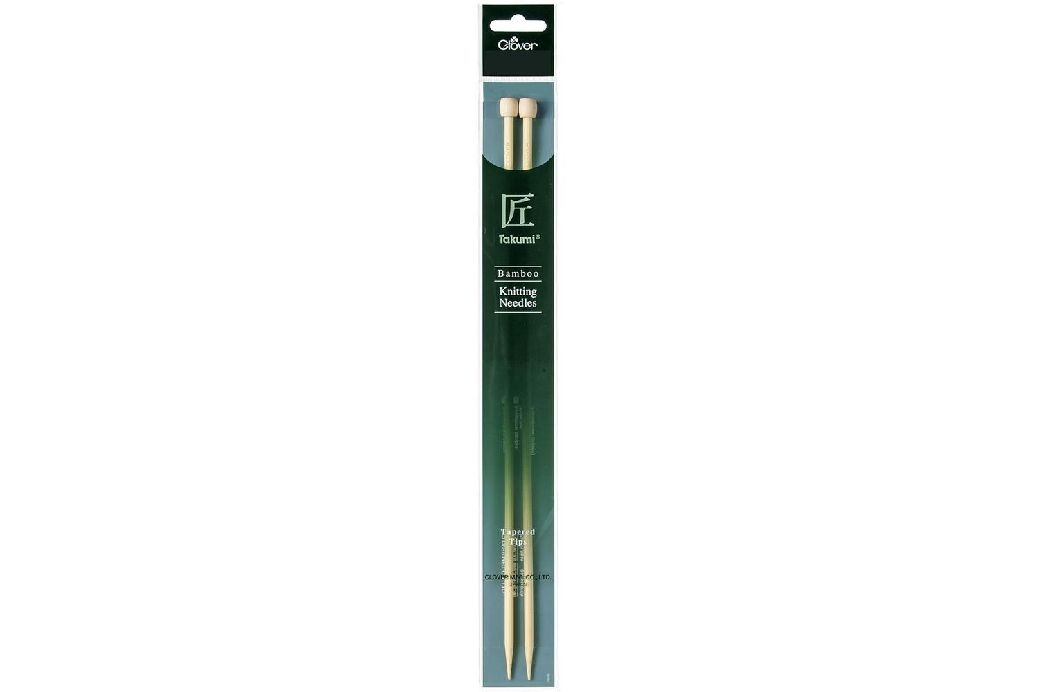 Clover Gro-cl3745 - Knitting Pins Single-ended Takumi Bamboo