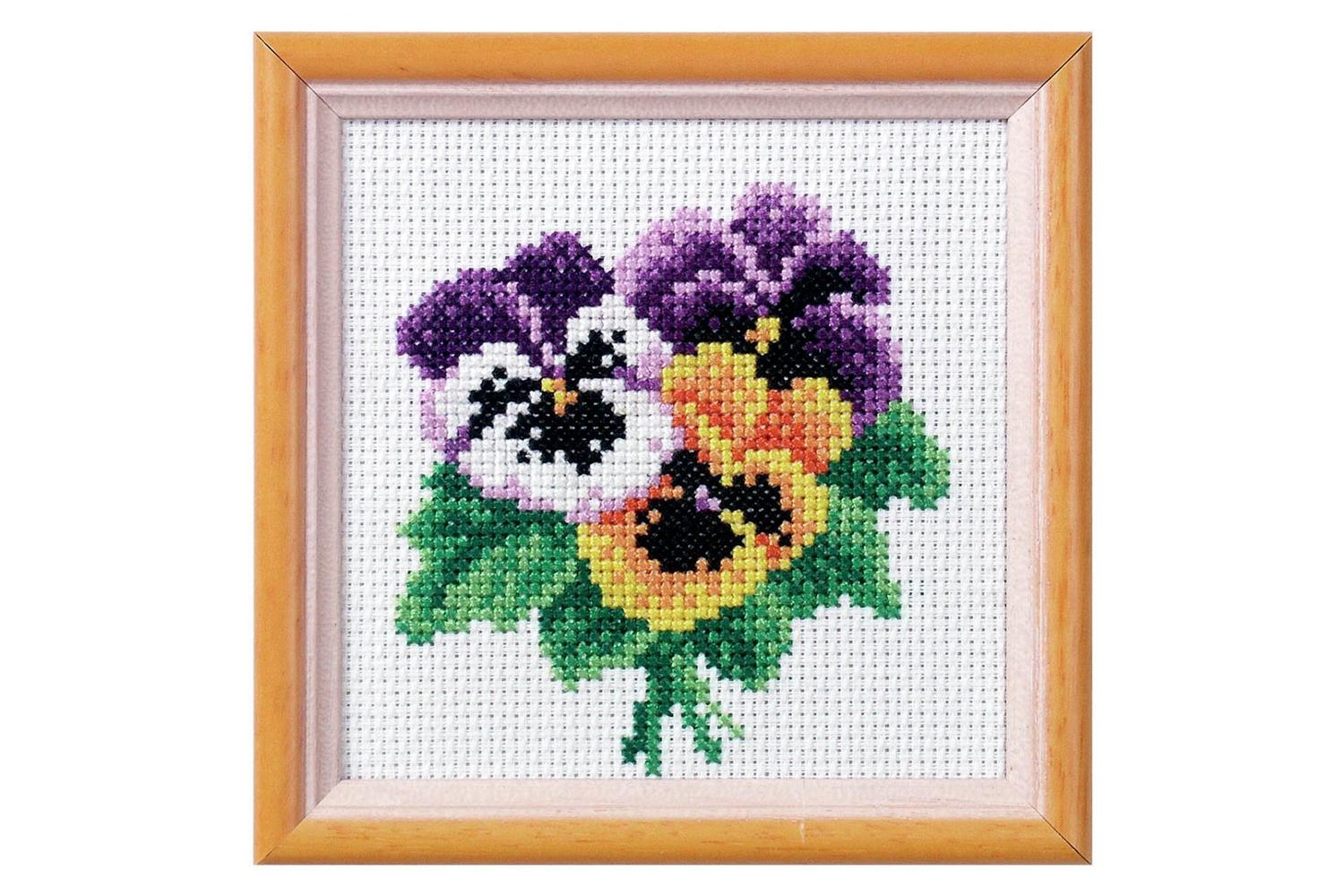 Orchidea Gro-orc.7511 - Xstitch Kit Pansy - Cross Stitch Kit