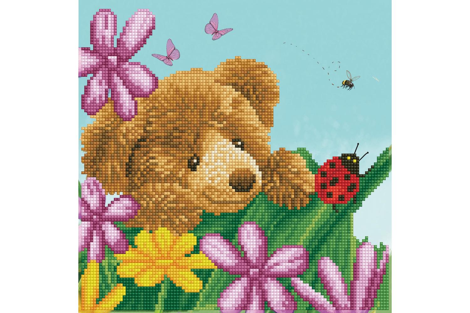 Diamond Dotz Gro-dd6.033 - Diamond Painting Kit Honey Pot Be