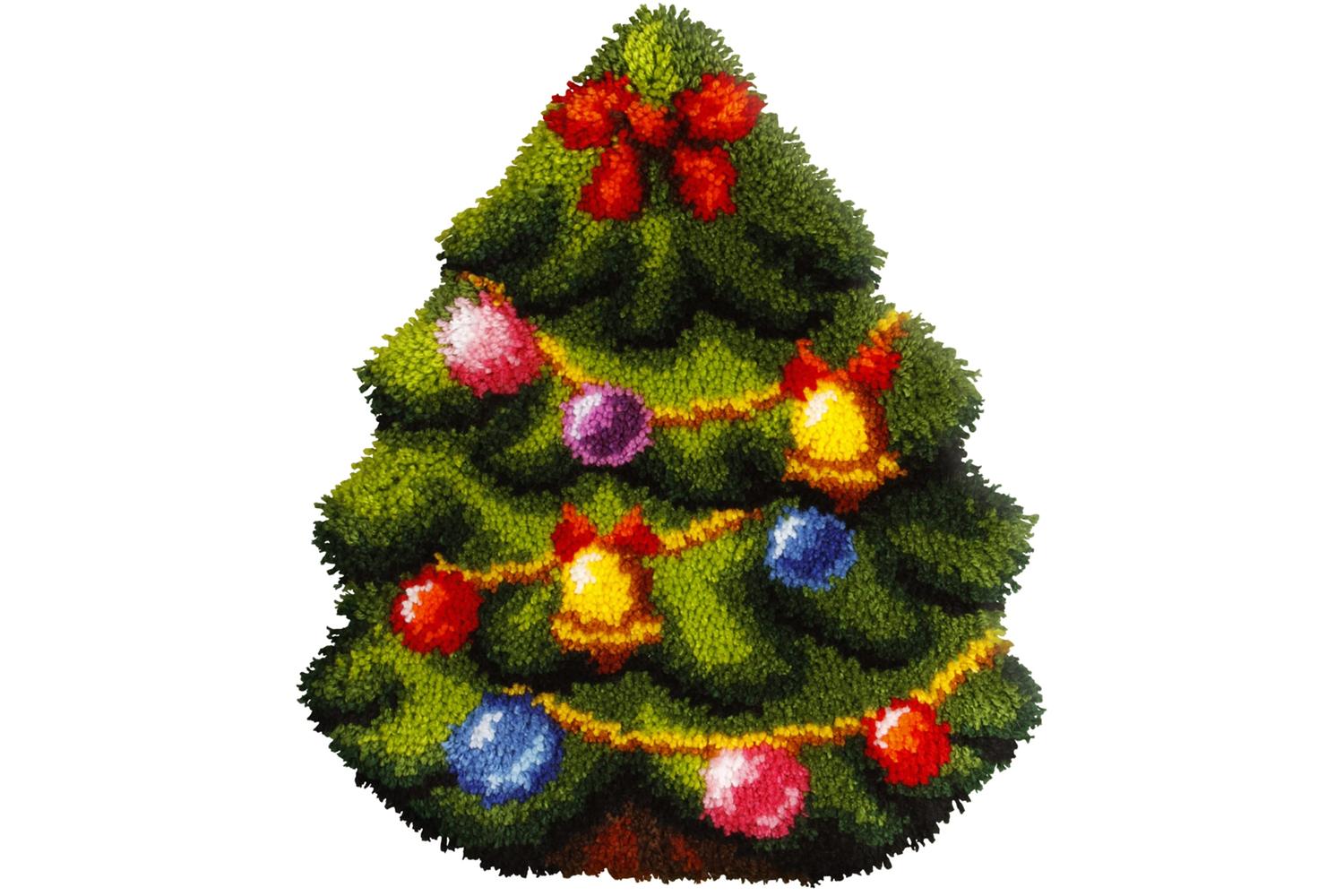 Orchidea Gro-orc.4096 - Lhk Christmas Tree - Latch Hook Kit 