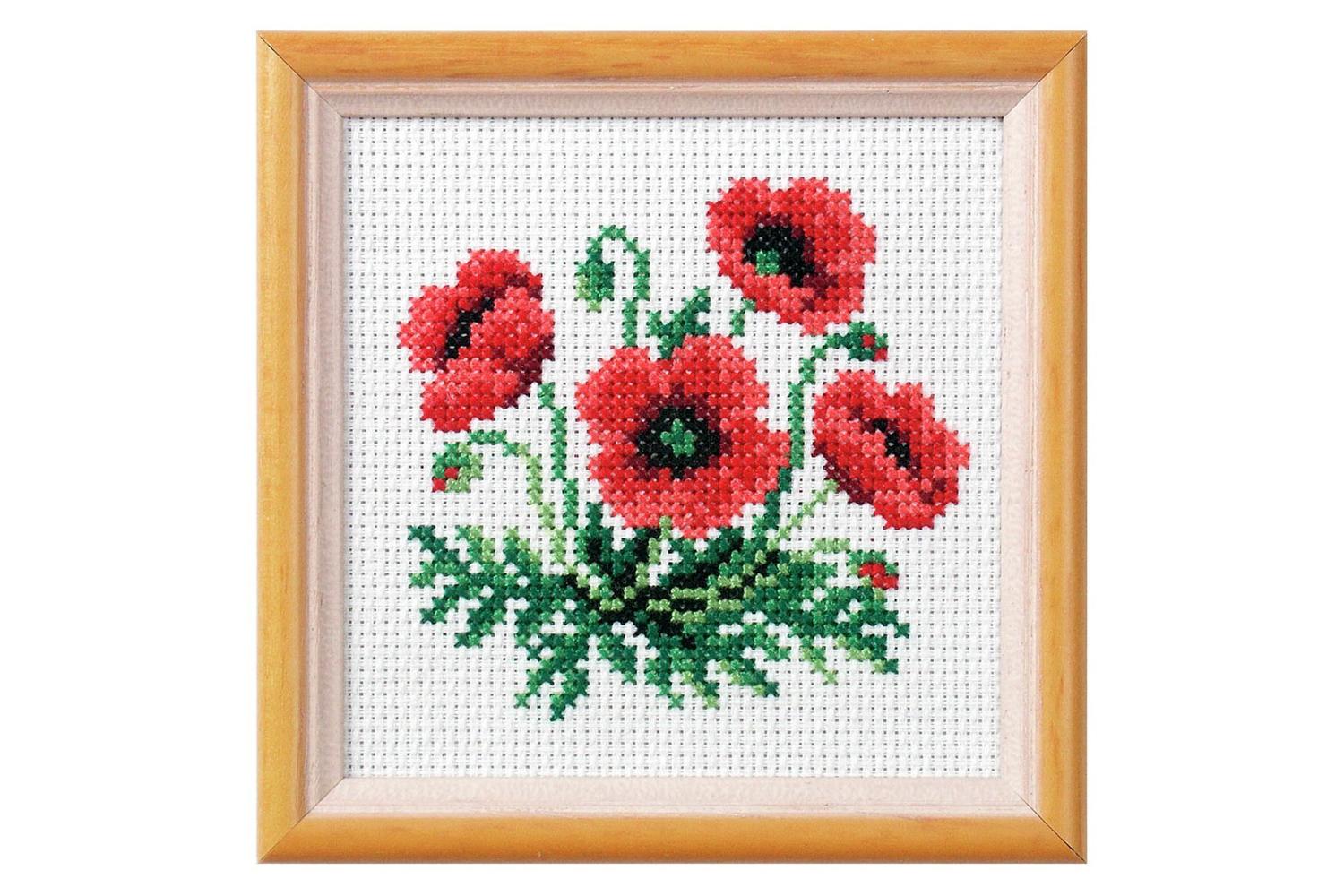 Orchidea Gro-orc.7514 - Xstitch Kit Poppy - Cross Stitch Kit