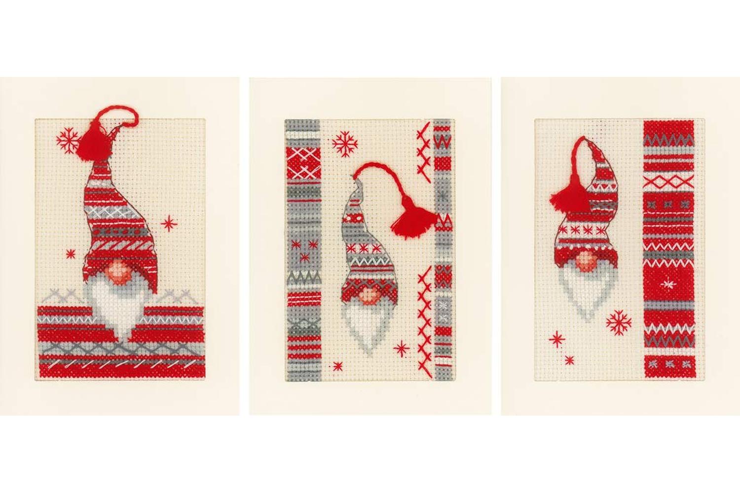 Vervaco Gro-pn-0157032 - Counted Cross Stitch Kit Cards Chri