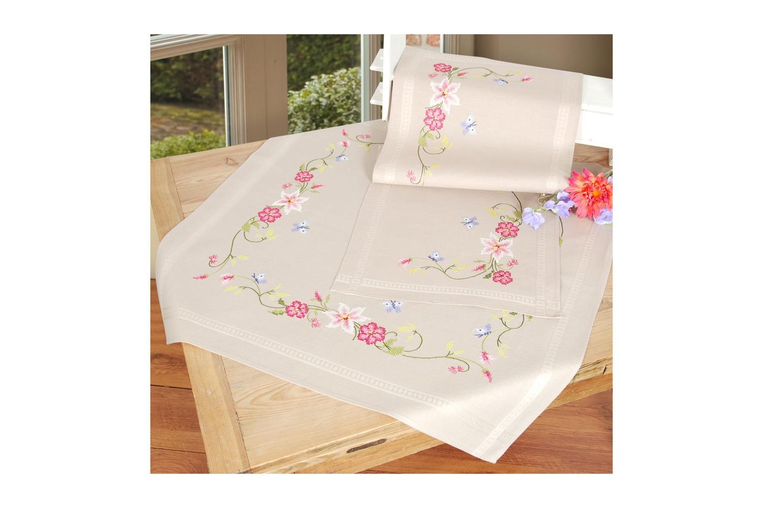 Vervaco Gro-pn-0146429 - Emb Trun Flwrsbflies - Embroidery K