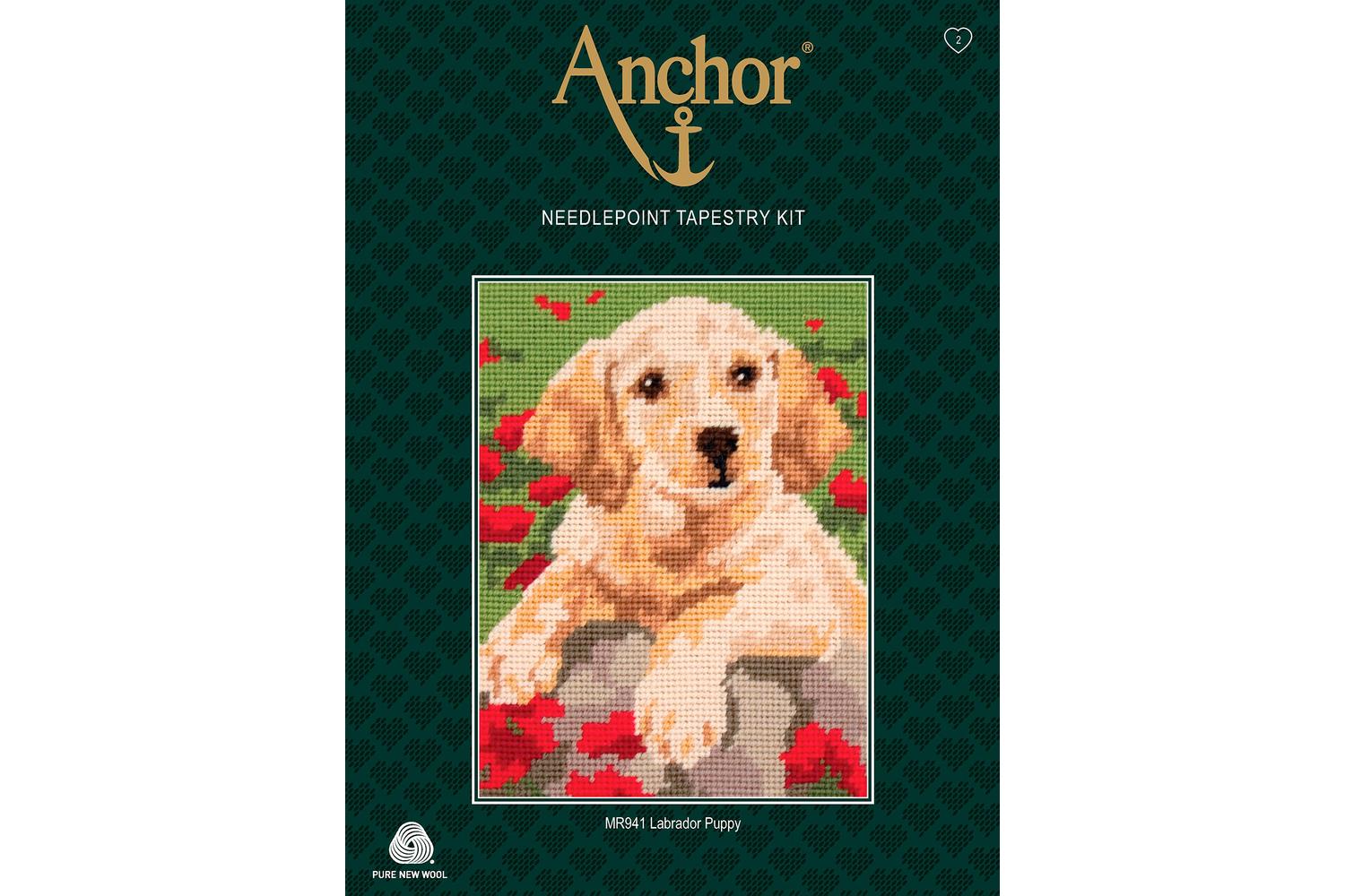 Anchor Gro-mr941 - Labrador Puppy - Tapestry Kit Starter Lab