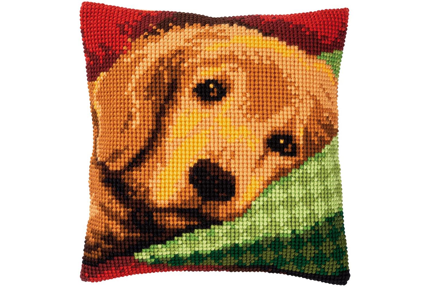 Vervaco Gro-pn-0158268 - Cushion Sleepy Ldog - Cross Stitch 
