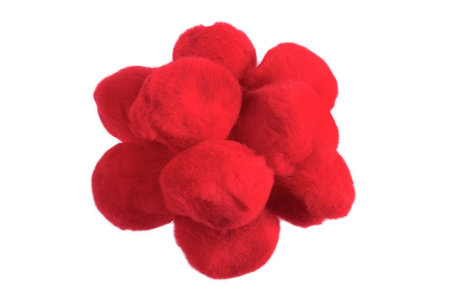 Trimits Gro-pp5r - Pom-poms 2in Pk25 - Pom Poms 5cm Red Pack